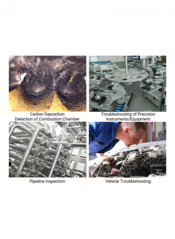 Steering Endoscope Photo Taking And Video Recording Industrial Manual Black 40.00x8.00x20.00cm