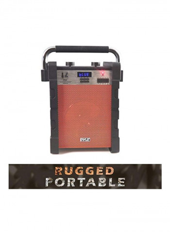 Wireless Portable PA Speaker System Orange/Black