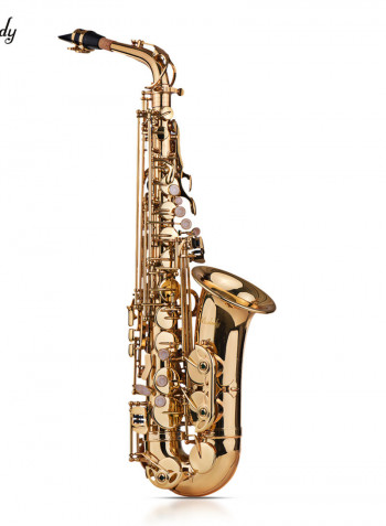 Gold Brass Metal Saxophone Silver With All Assecories