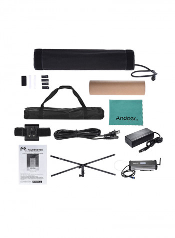 Studio Photography Rollable LED Video Light Panel Black/White