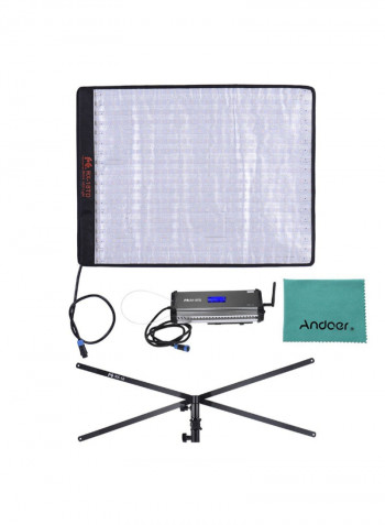 Studio Photography Rollable LED Video Light Panel Black/White