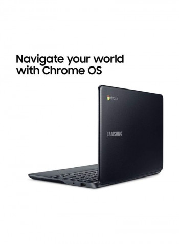 Chromebook 3 Laptop With 11.6-Inch Display, Celeron Processor/4GB RAM/16GB eMMC Flash Drive/Intel HD Graphics 400 Black