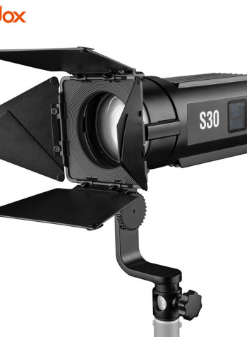 S30 30W Focusing LED Spotlight Black