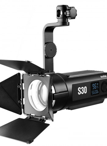 S30 30W Focusing LED Spotlight Black