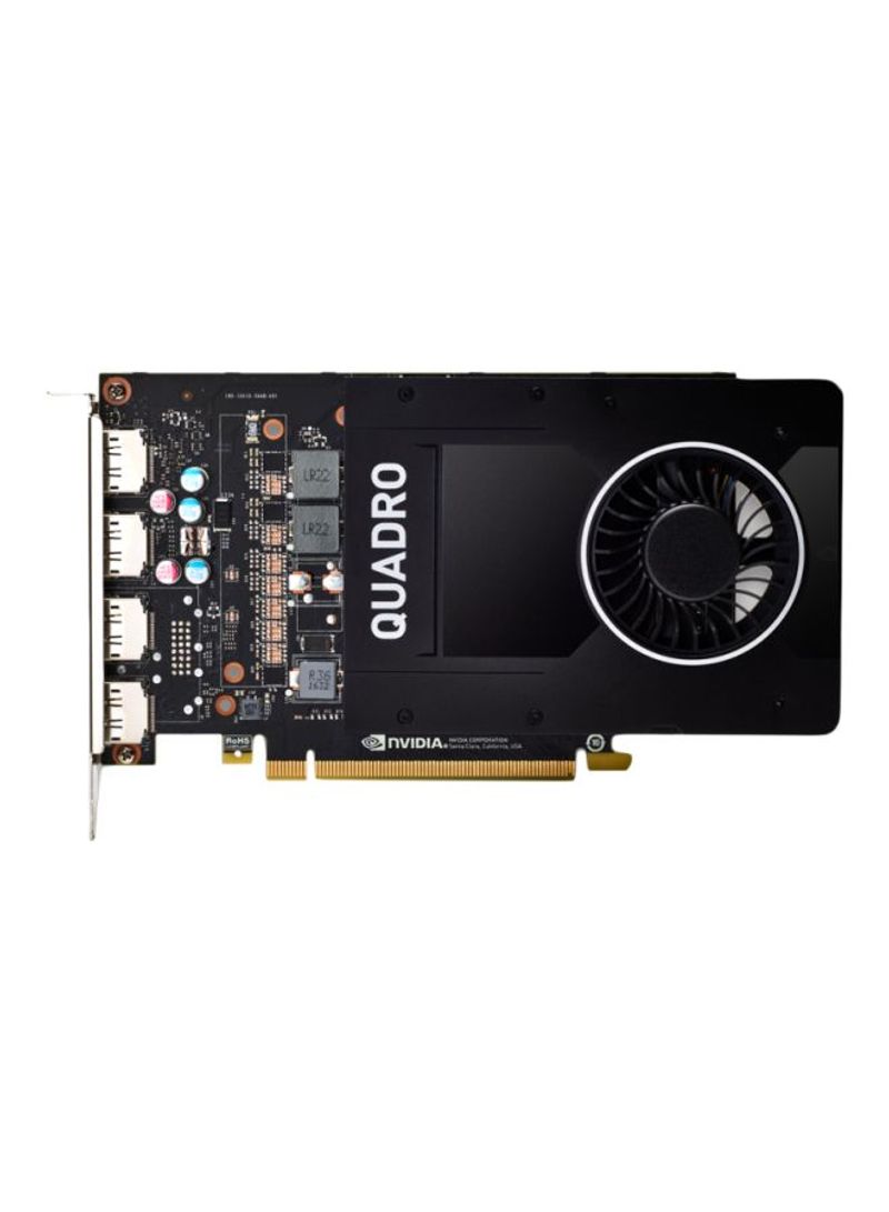 Nvidia Quadro P2200 Graphic Card 4GB Black/Silver