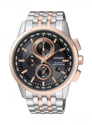 Men's Stainless Steel Analog Quartz Watch AT8116-65E