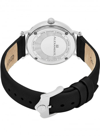 Women's Monarch Roxana Leather Analog Wrist Watch AD201-01