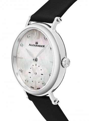 Women's Monarch Roxana Leather Analog Wrist Watch AD201-01