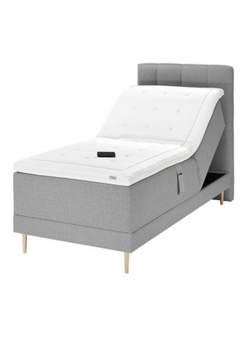 Hoie Cushioned Headboard Grey 90x12x120cm