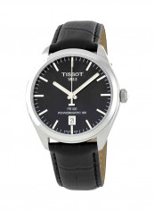 Men's Leather Analog Wrist Watch T101.407.16.051.00