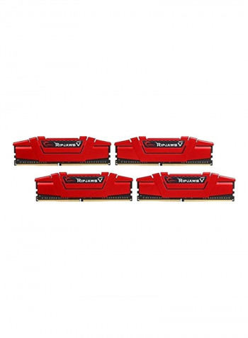 4-Piece Ripjaws V Series DDR4 RAM 8GB