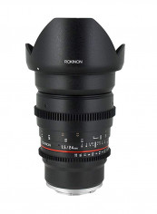 High Grade 24mm T/1.5 Fixed Wide Angle Lens Black