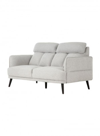 2-Seater Calisto Sofa Grey/Black 155x94x90cm
