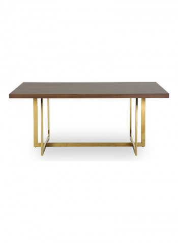 Pert Dining Table Brown/Gold