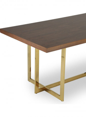 Pert Dining Table Brown/Gold