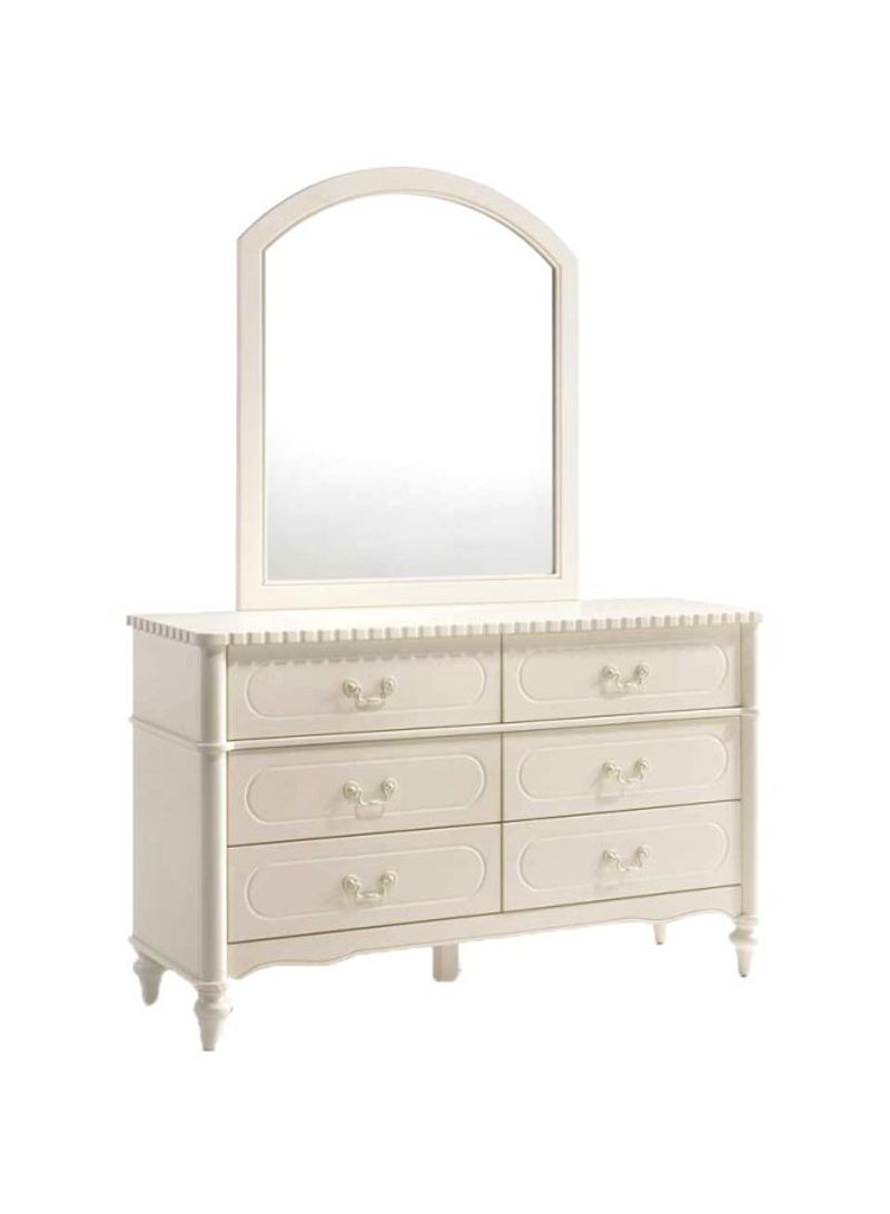 Bellamy Dresser With Mirror Antique White