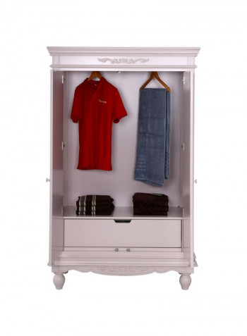 Jessica 2-Door Wardrobe Beige 110x60x177cm
