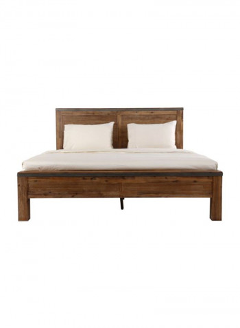 Napier Wooden Bed Brown 180 x 200cm