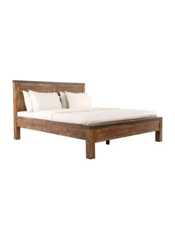 Napier Wooden Bed Brown 180 x 200cm