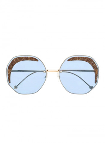 Women's Hexagonal Sunglasses - Lens Size: 61 mm