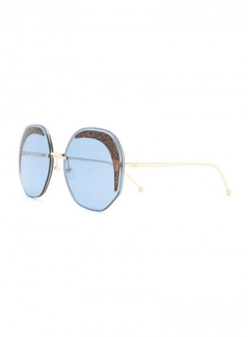 Women's Hexagonal Sunglasses - Lens Size: 61 mm