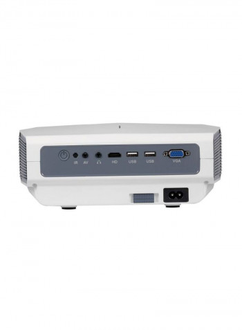 HD Projector 3800 ANSI Lumens - US Plug C8687W-US White