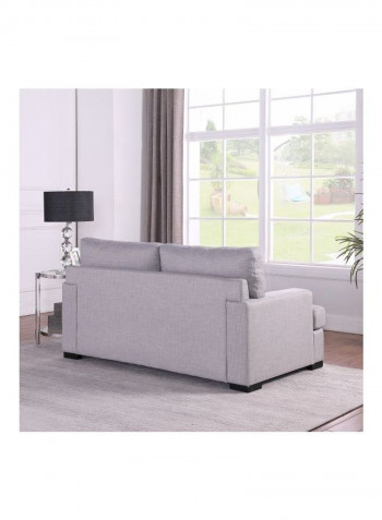 2-Seater Sofa With 2 Cushions Grey 175 x 94cm