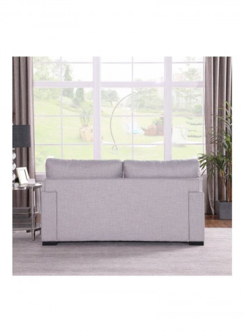 2-Seater Sofa With 2 Cushions Grey 175 x 94cm