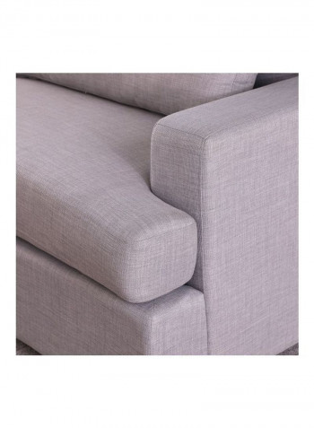 2-Seater Sofa With 2 Cushions Grey 175 x 94cm