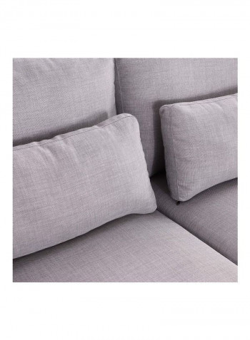 2-Seater Sofa With 2 Cushions Grey 175 x 94cm