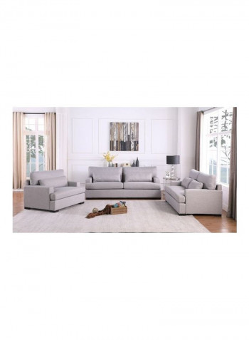 2-Seater Sofa With 2 Cushions Grey 175 x 94cm