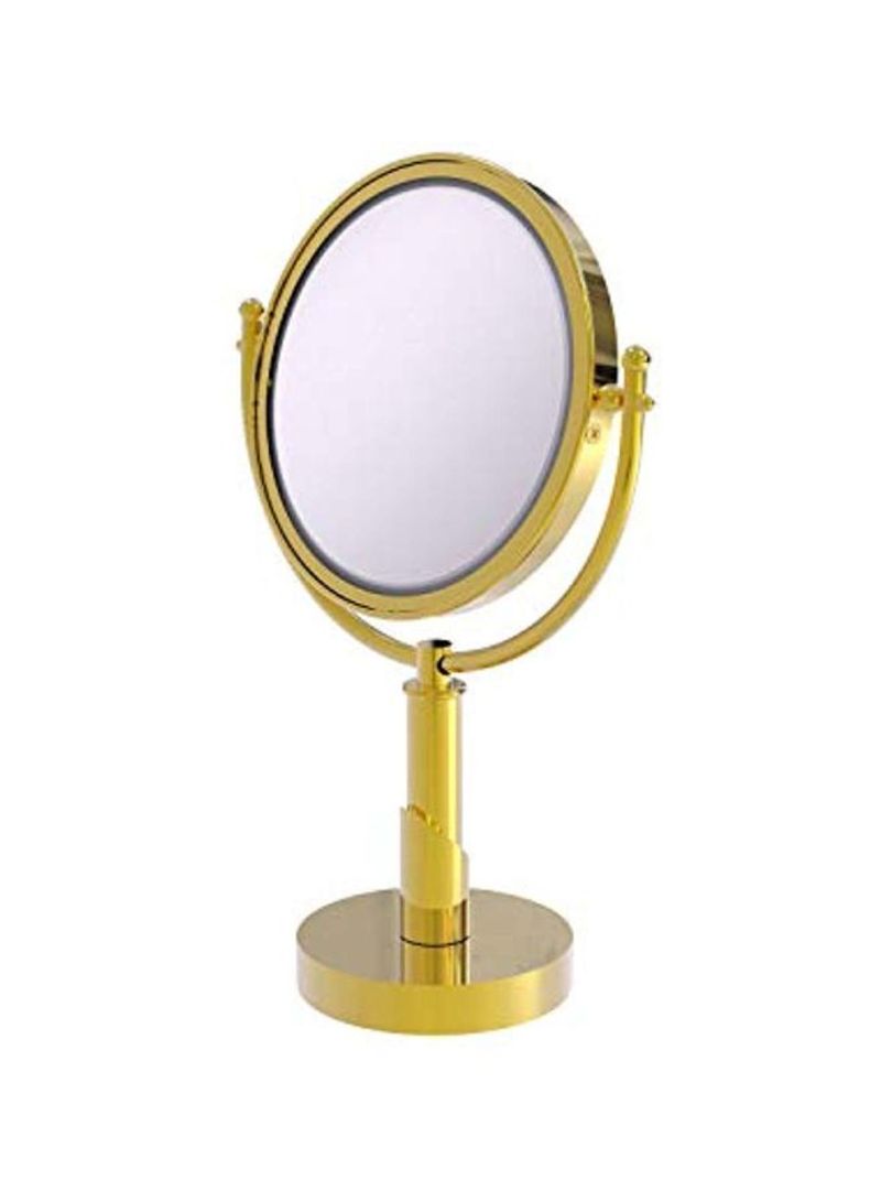 Soho Collection Table Top Make-Up Mirror Gold/Clear 8inch