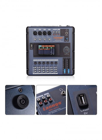 MD-2006 Portable 6-Channel Digital Mixing Console Mixer