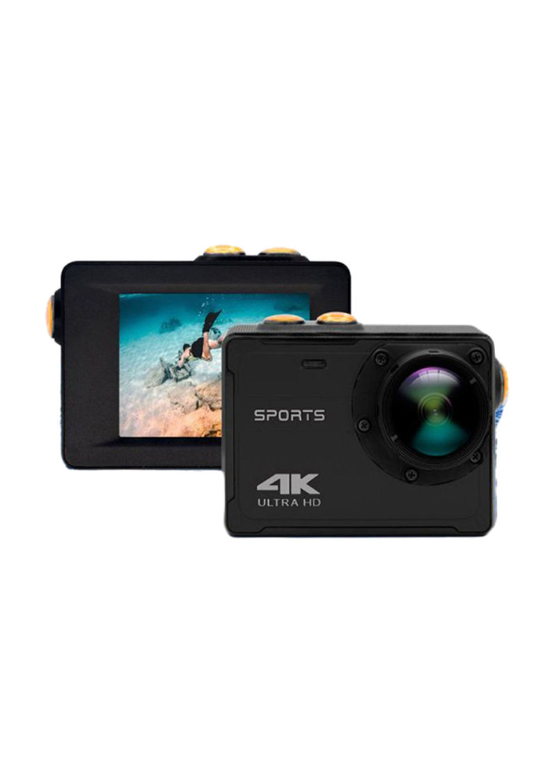 Full HD Wi-Fi 16MP 4K Sports And Action Camera With Accessory Bundle