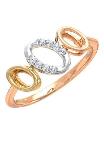 18K Gold Exquisite Design Diamond Ring