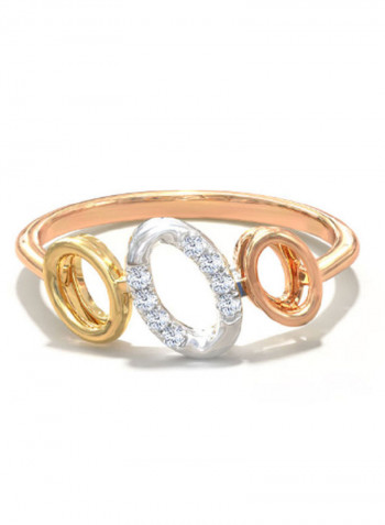 18K Gold Exquisite Design Diamond Ring