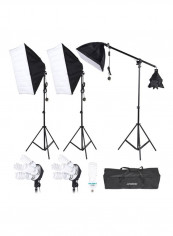 Photography Portrait Lighting Tent Kit Black/White