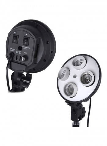 Photography Portrait Lighting Tent Kit Black/White