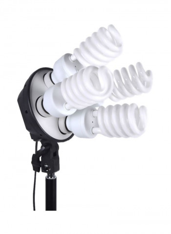 Photography Portrait Lighting Tent Kit Black/White