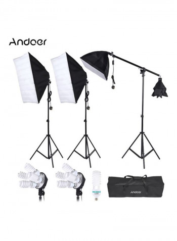 Photography Portrait Lighting Tent Kit Black/White