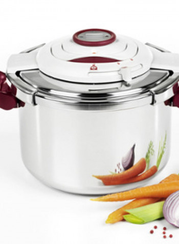 Clipso Precision Pressure Cooker Silver/Brown