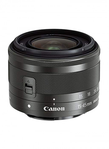 EF-M 15-45mm f/3.5-6.3 IS STM Zoom Lens Black