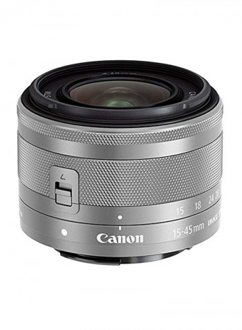 EF-M 15-45mm f/3.5-6.3 IS STM Lens Silver