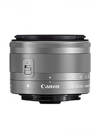 EF-M 15-45mm f/3.5-6.3 IS STM Lens Silver