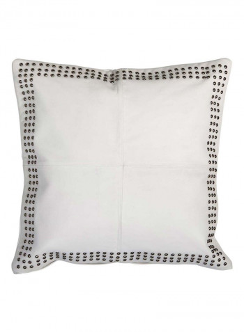 Worn Pattern Throw Pillow White/Black 20 x 20inch