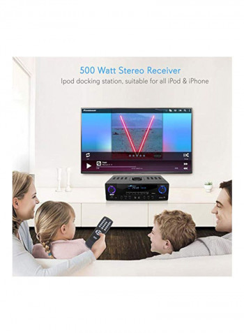 Home Audio Power Amplifier System PT4601AIU Black