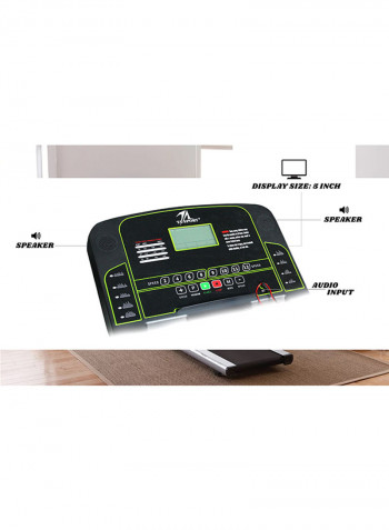 Motorized Electric Treadmill With Massager 168x145x84cm