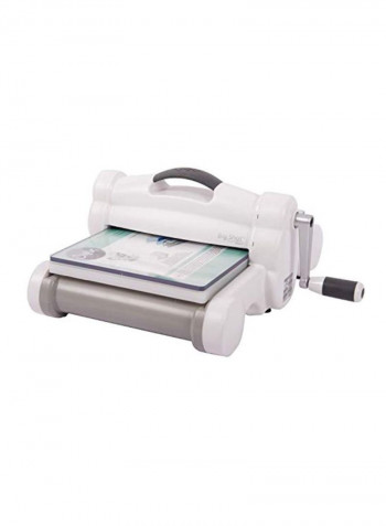 Manual Die Cutting And Embossing Machine Grey/White 46.7x37.5x23.7centimeter