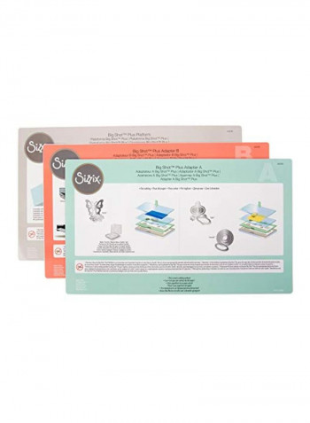 Manual Die Cutting And Embossing Machine Grey/White 46.7x37.5x23.7centimeter