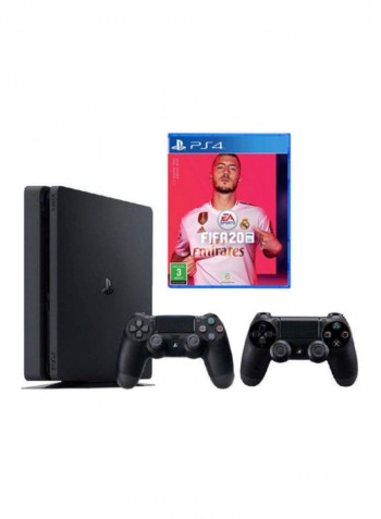 PlayStation 4 Slim 500GB Console With 2 DualShock Wireless Controller And FIFA 20